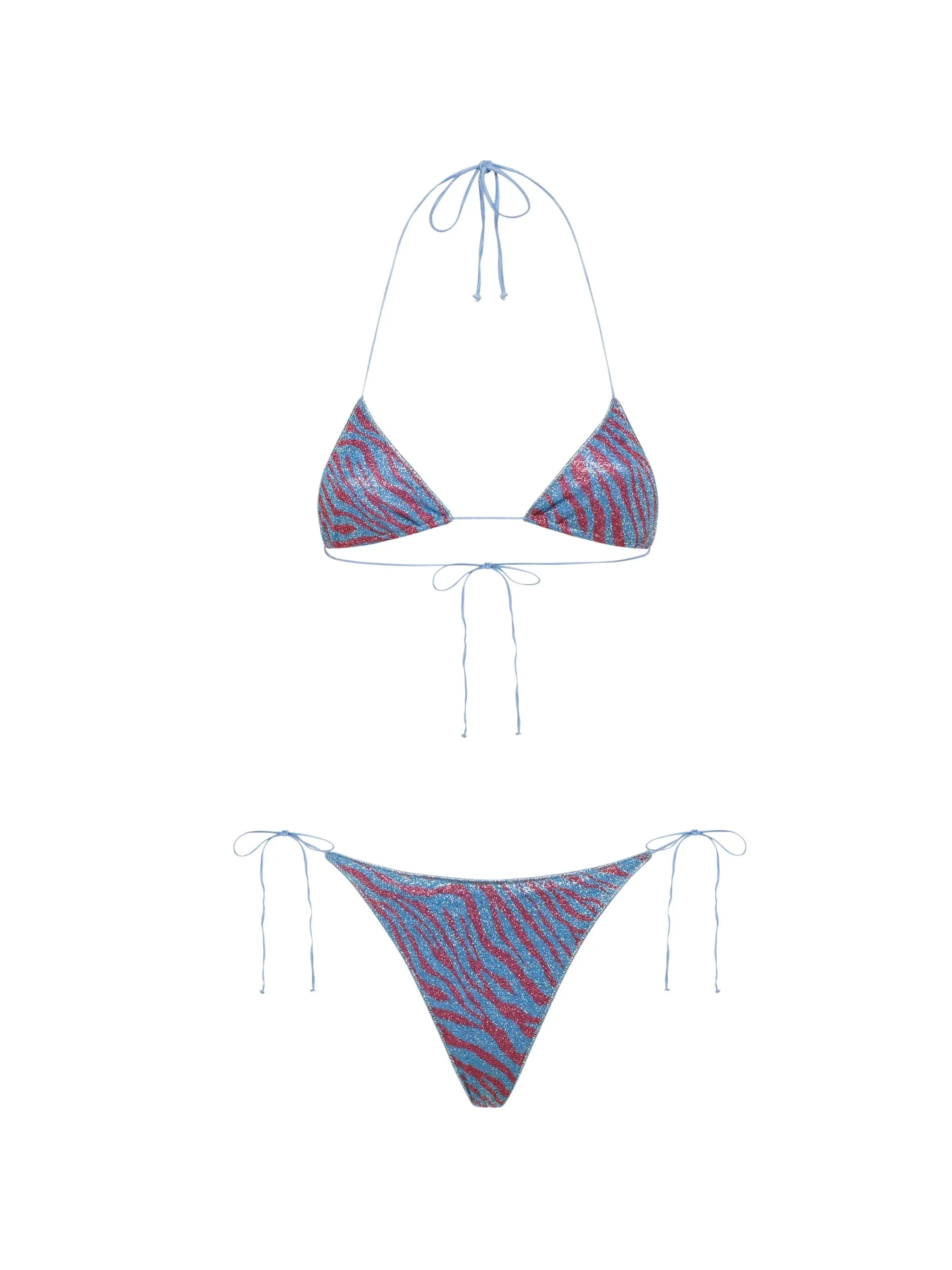 Oséree Animalier Glitter-effect Bikini - 1