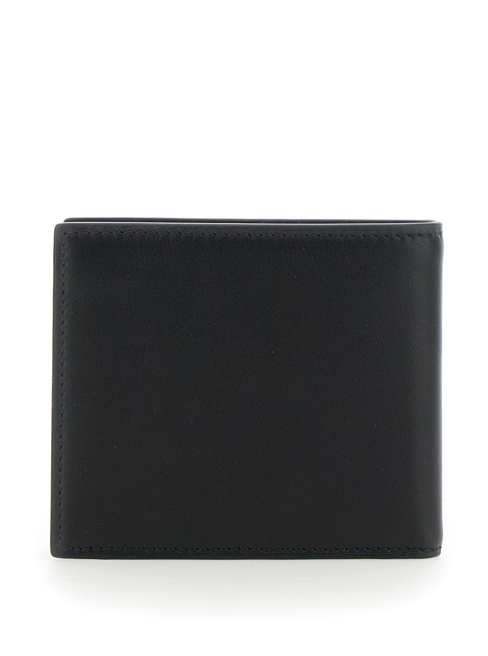 Gucci Men Black Bi-Fold Wallet With Double G Plaque On The Front In Leather Man - 4