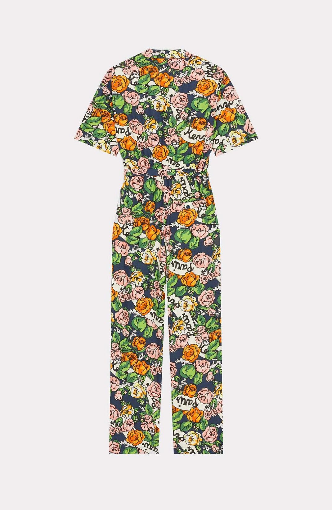 Hawaiian Flower Overalls - 2