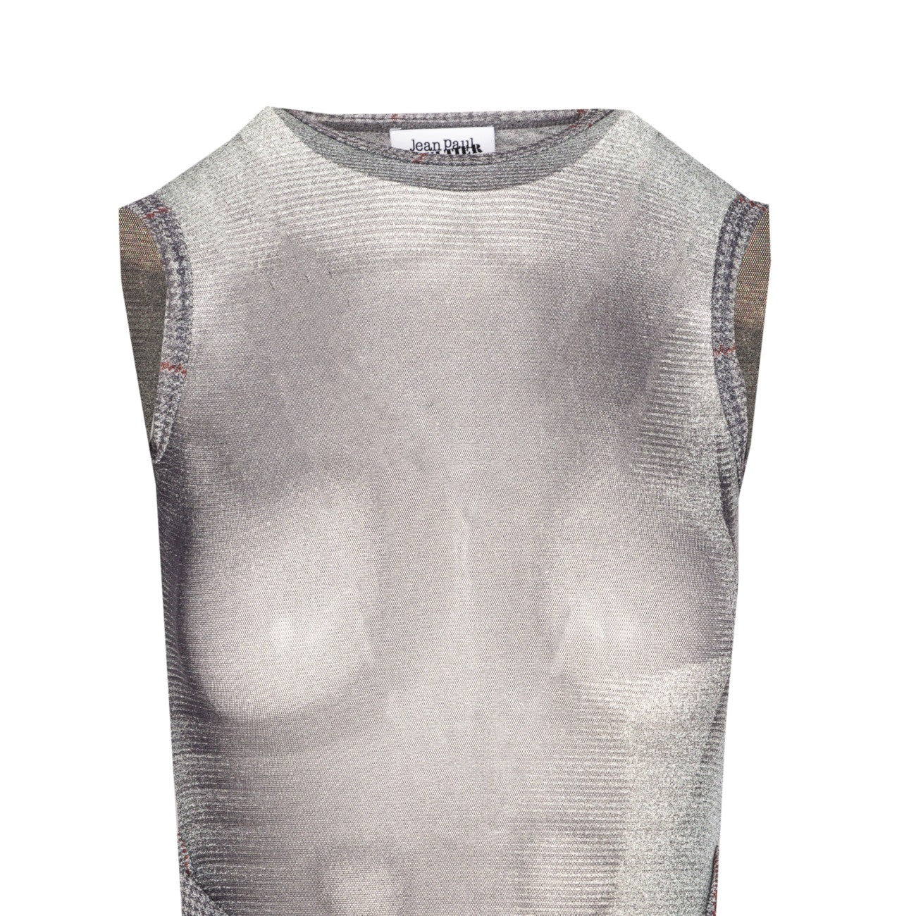 Jean Paul Gaultier Women Body Wash And Prince Of Wales Double Layer Mesh Long Dress - 4