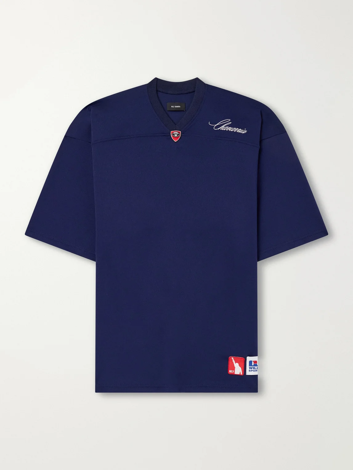 Embroidered Jersey T-Shirt - 1