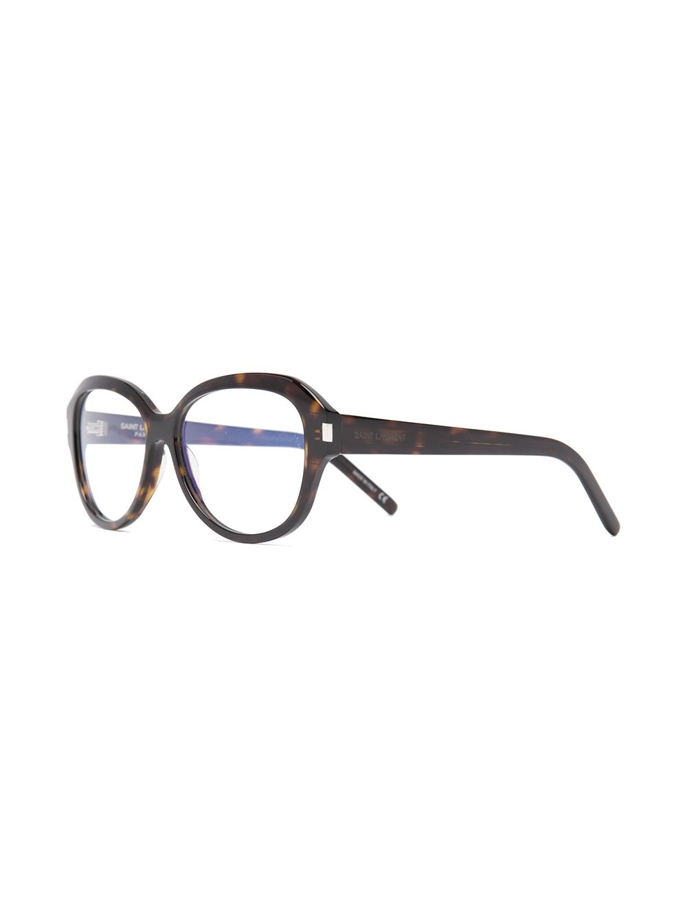 tortoiseshell round-frame glasses - 2