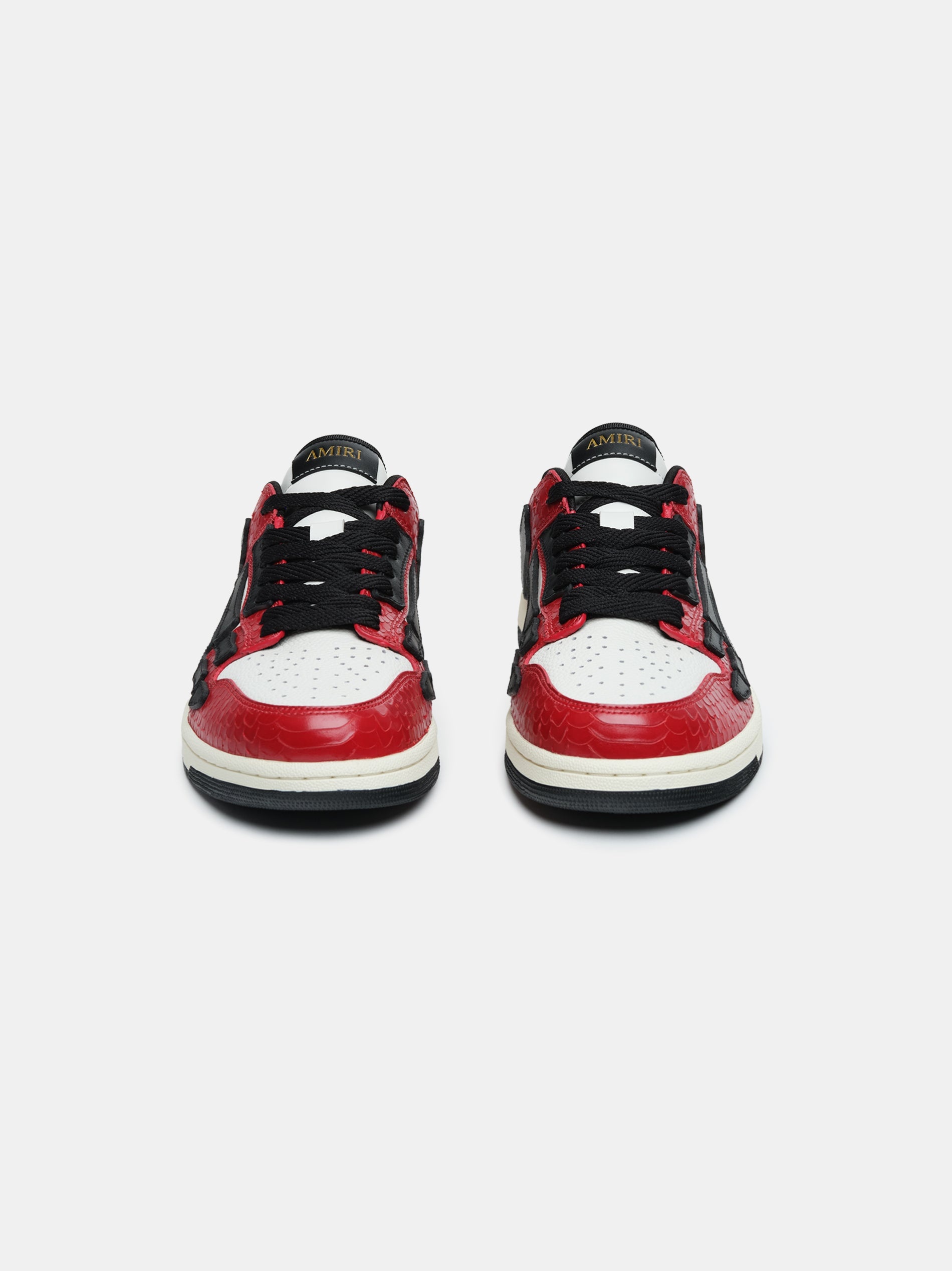 AMIRI◆ Snake Skel ロゴ レザー ローカット スニーカー 送料込 AMIRI AMIRI SNAKE SKEL-TOP LOW | REVERSIBLE