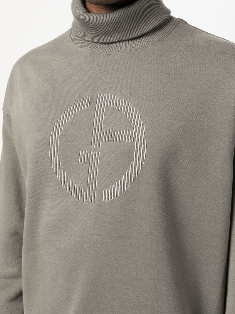 virgin wool roll neck jumper 5