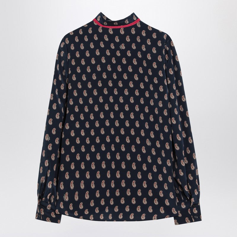 Valentino Silk Shirt With Paisley Print Women - 2