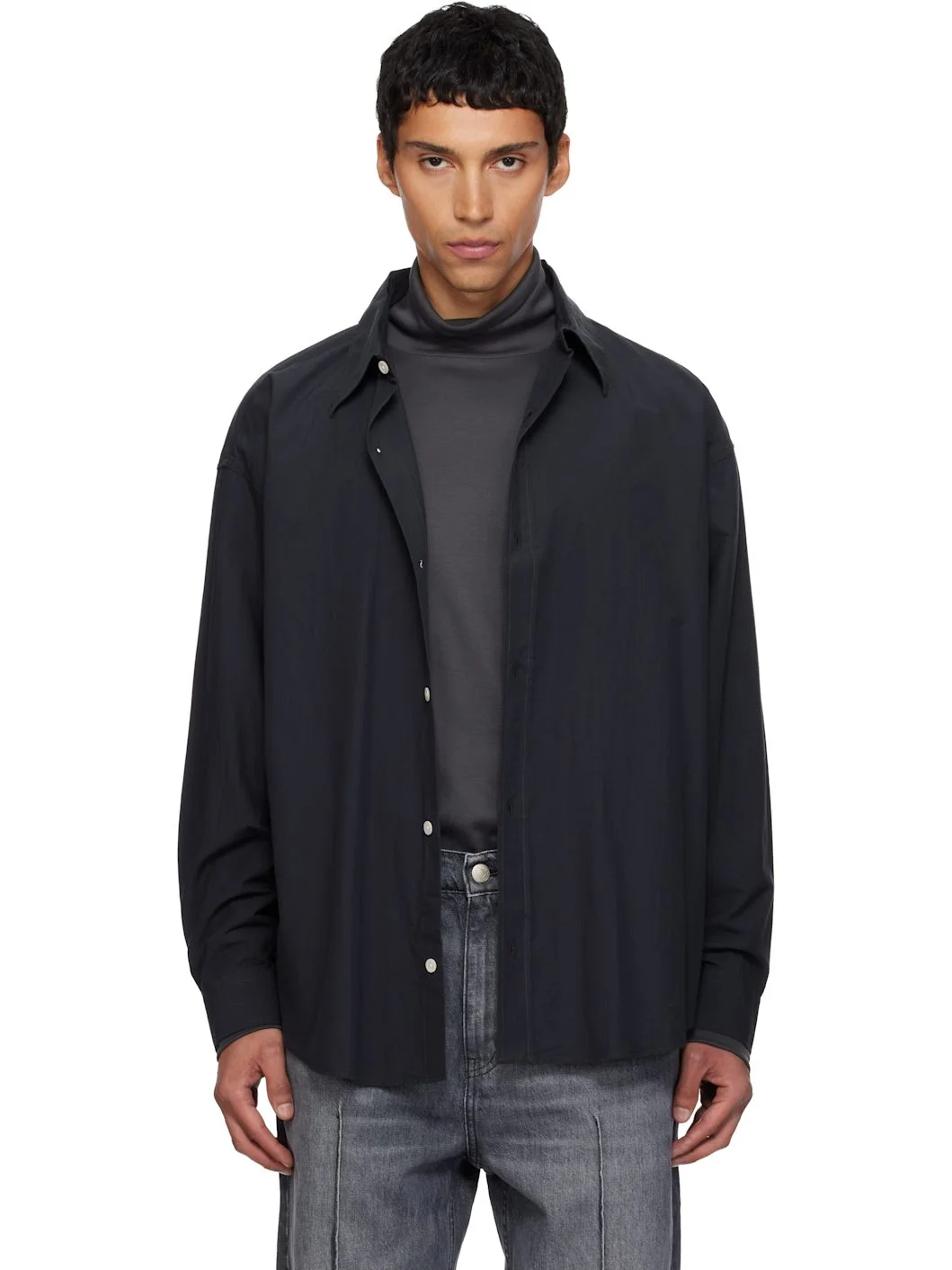 Gray Network Shirt - 1