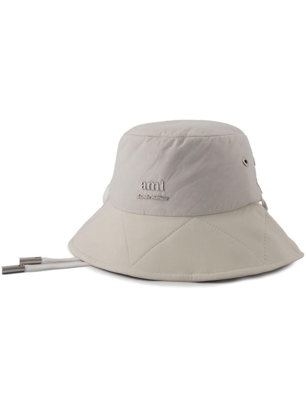 logo-plaque bucket hat - 2