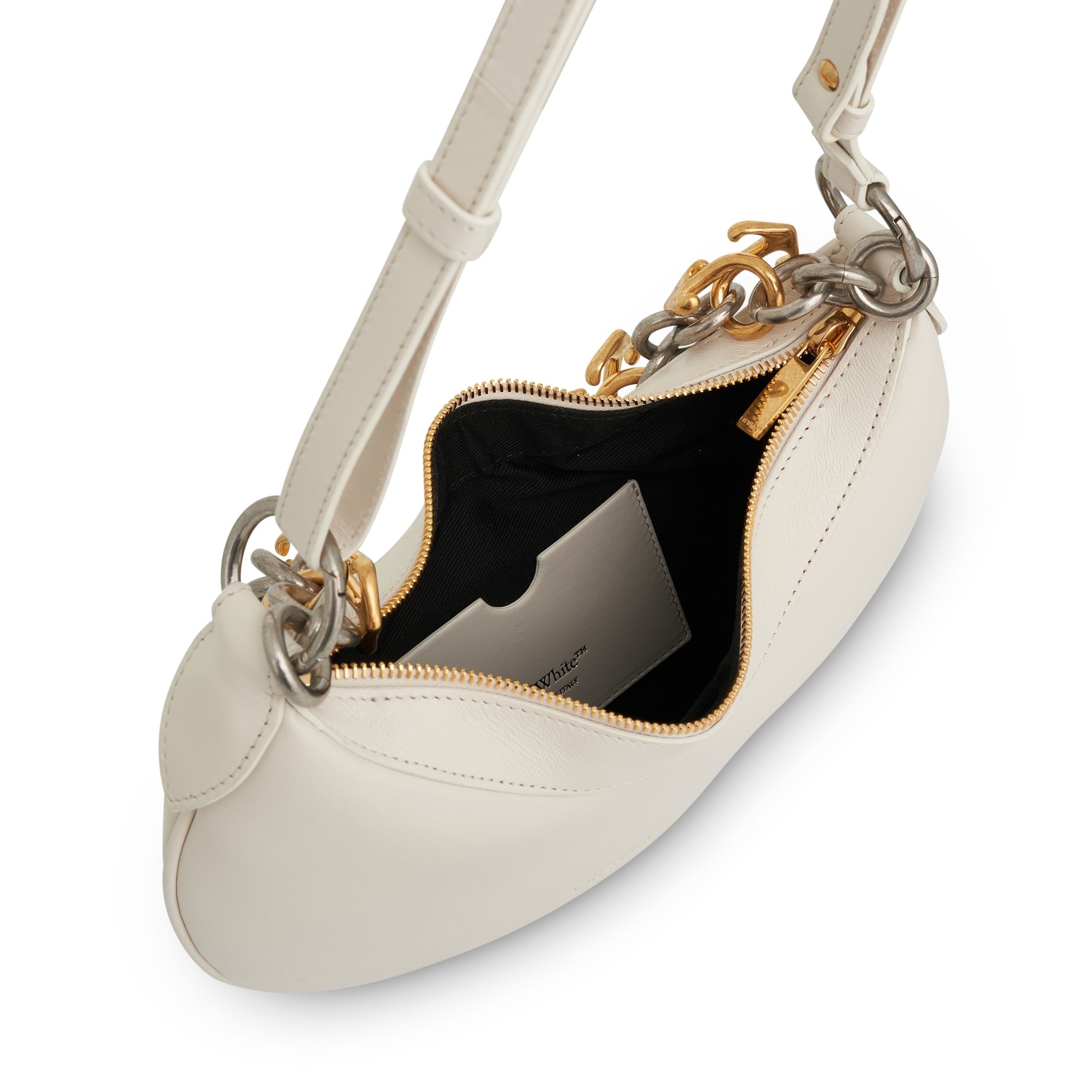 Hobo Hemisphere Bag in White - 5