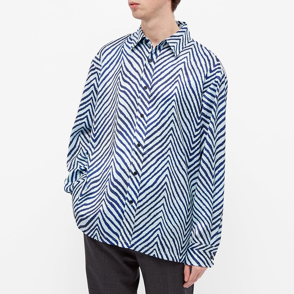 Acne Studios Saipen Zebra Print Overshirt - 4