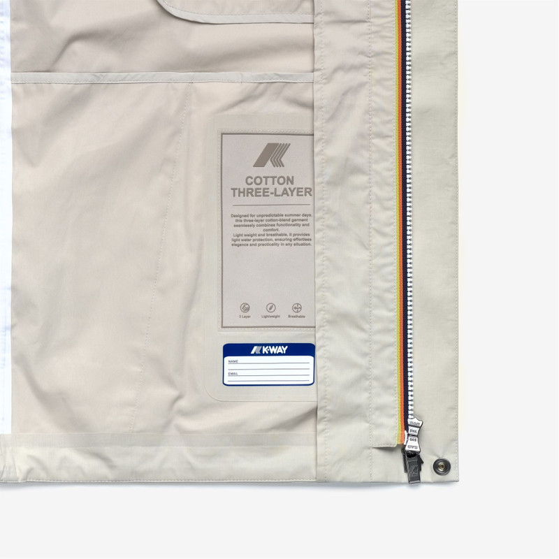 K-WAY JACKO COTTON 3LAYERS outlook