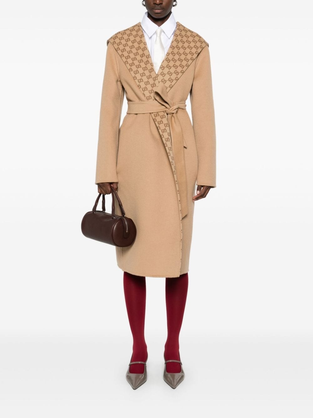 reversible GG coat - 2