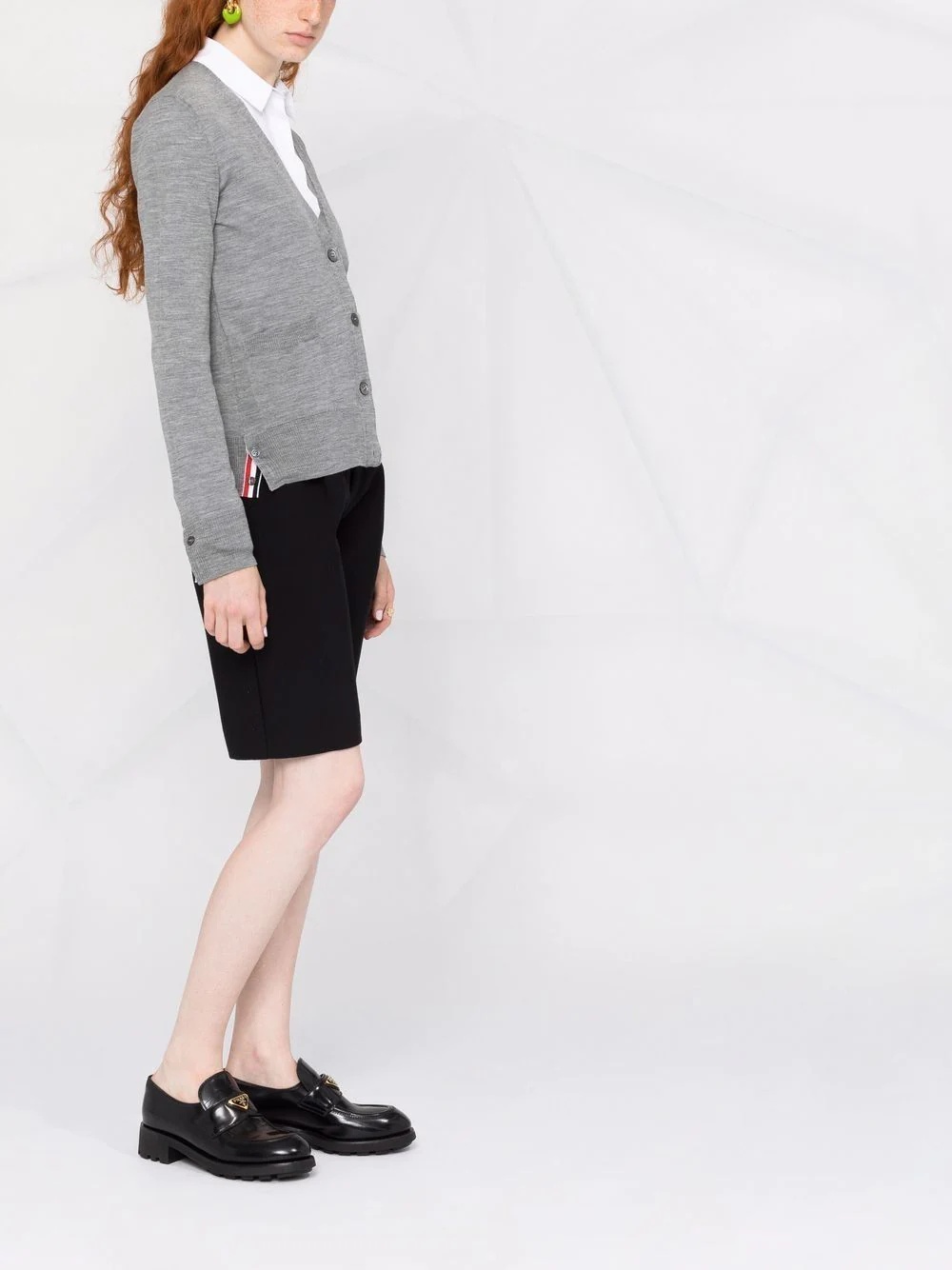 4-Bar wool cardigan - 4