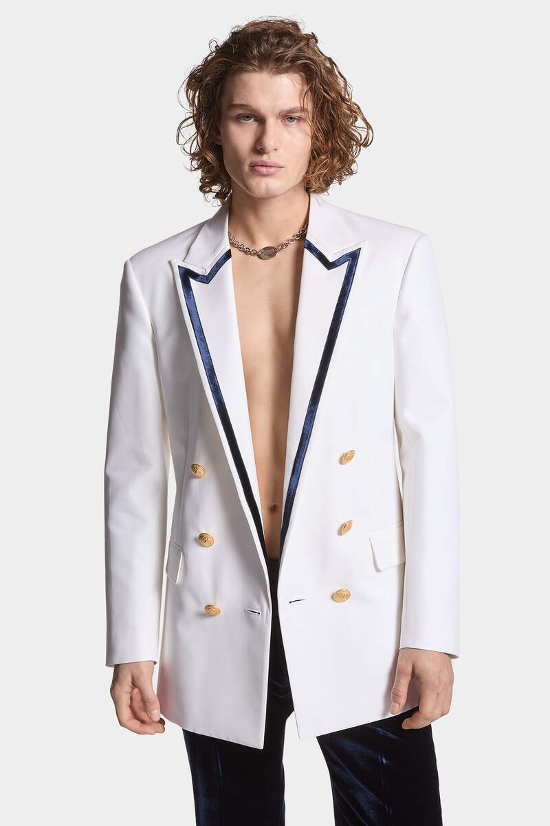 SEXY DOUBLE BREASTED PALM BEACH BLAZER - 3