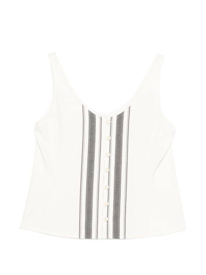 striped button top 1