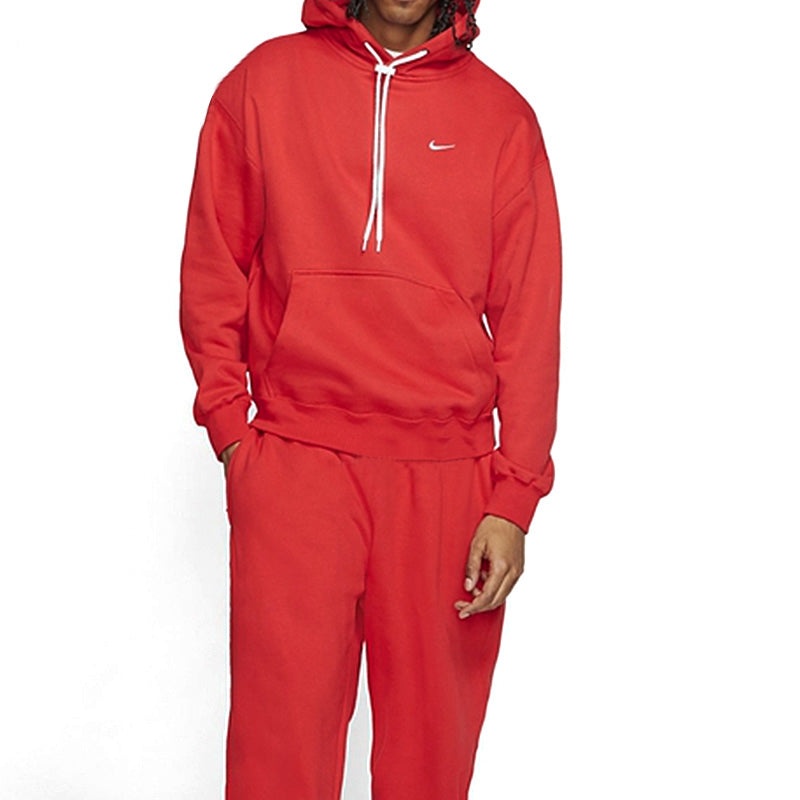 Men's Nike Casual Sports Fleece Drawstring Pullover Red CD6393-657 - 3