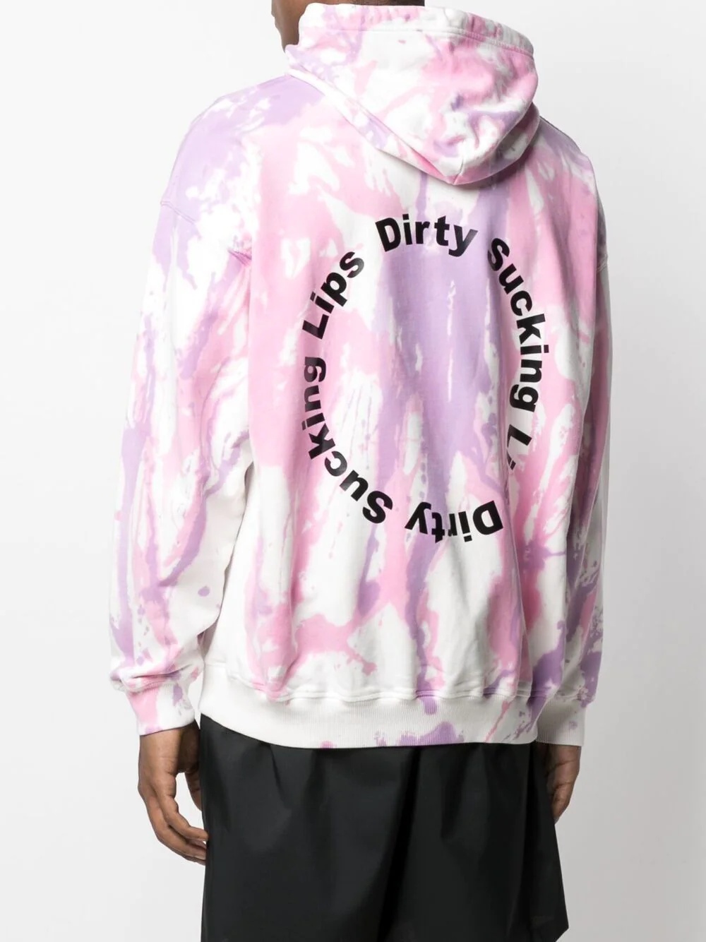 tie-dye logo-print hoodie - 4