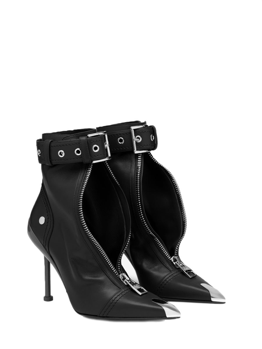 Alexander Mcqueen Women Slash Biker Boot - 2