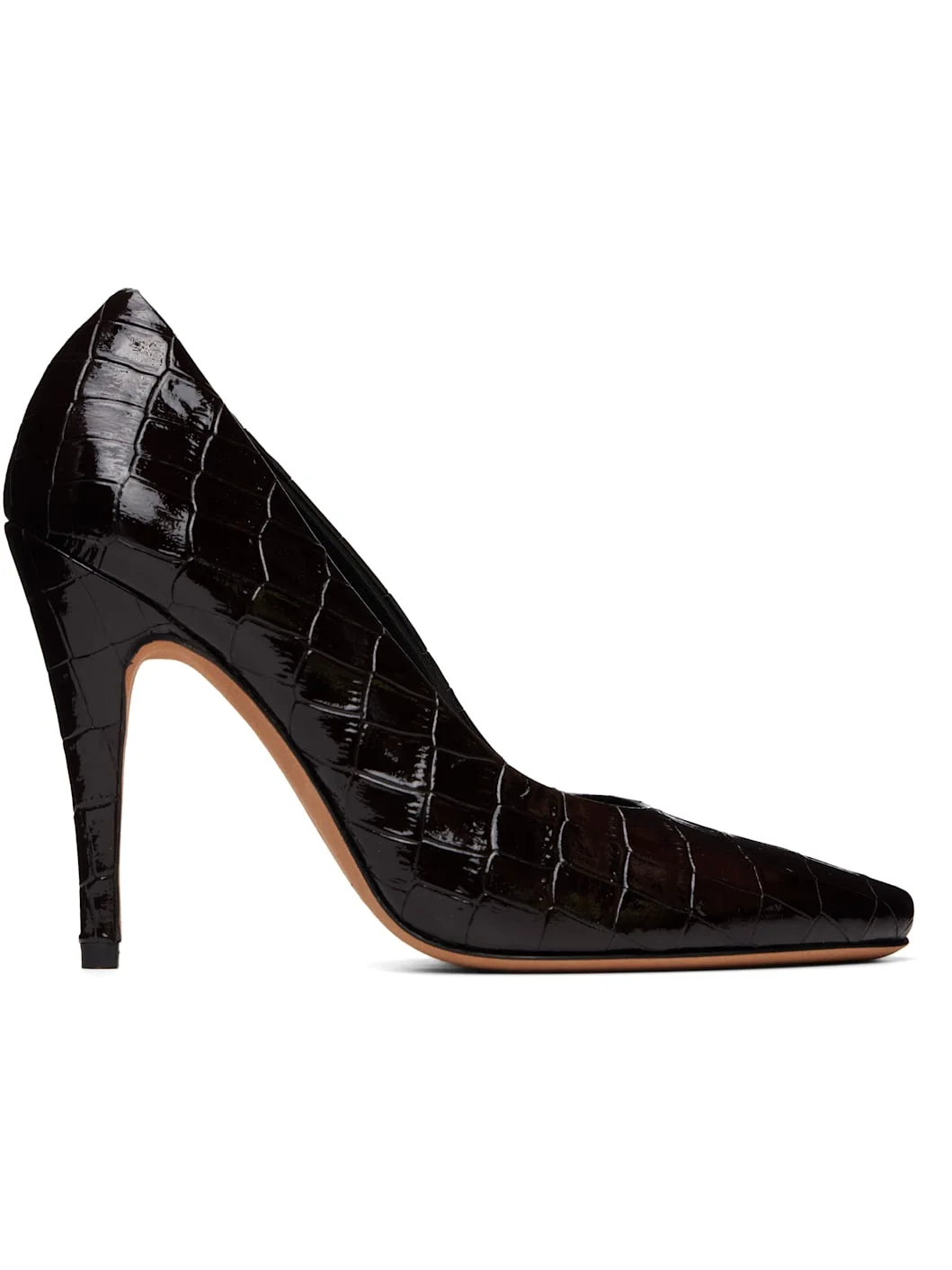 Brown Jerry Pump Heels - 1