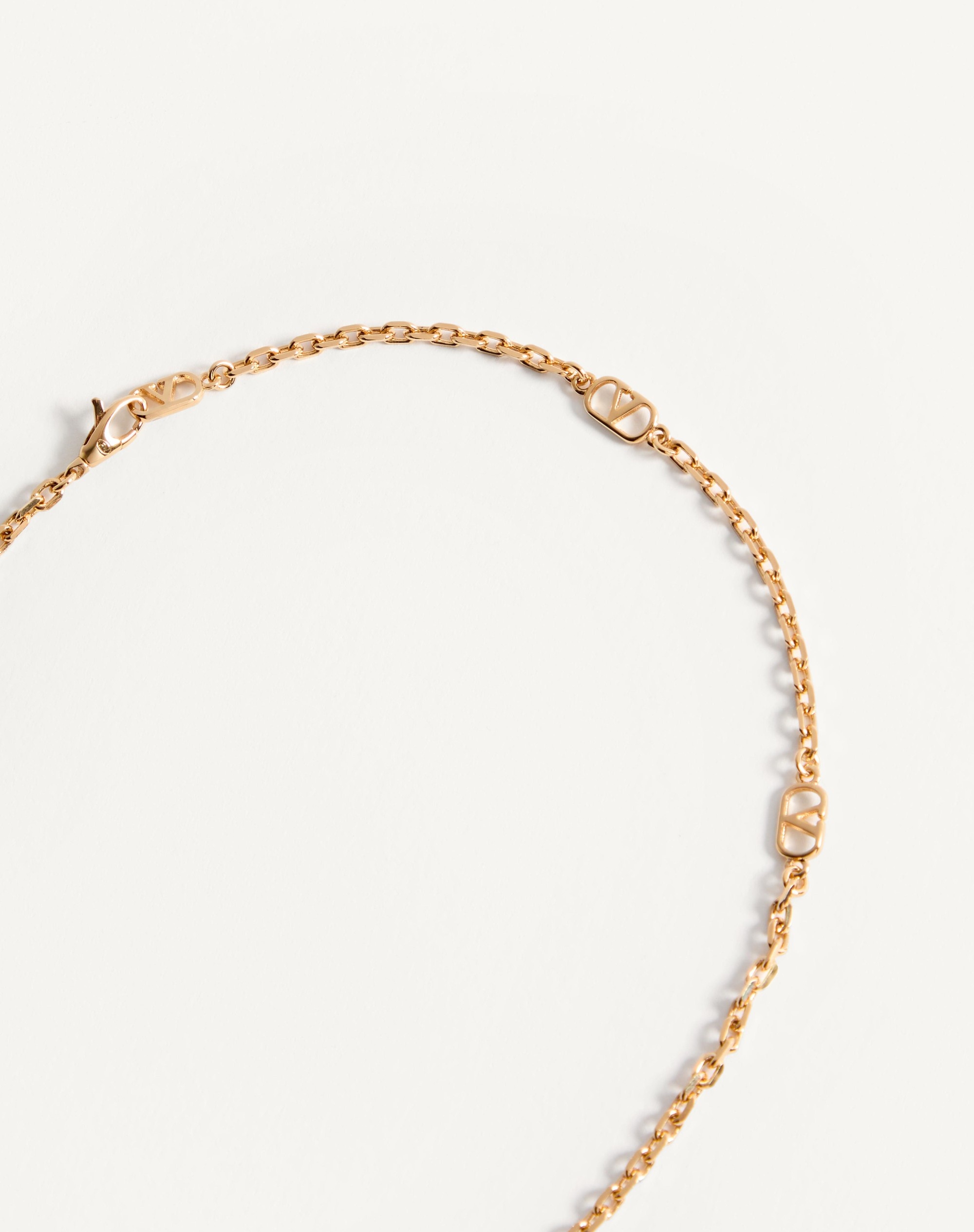 COEUR ROYAL NECKLACE IN METAL, ENAMEL AND SWAROVSKI® CRYSTALS - 3