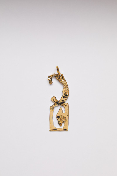 Acne Studios C pendant gold outlook