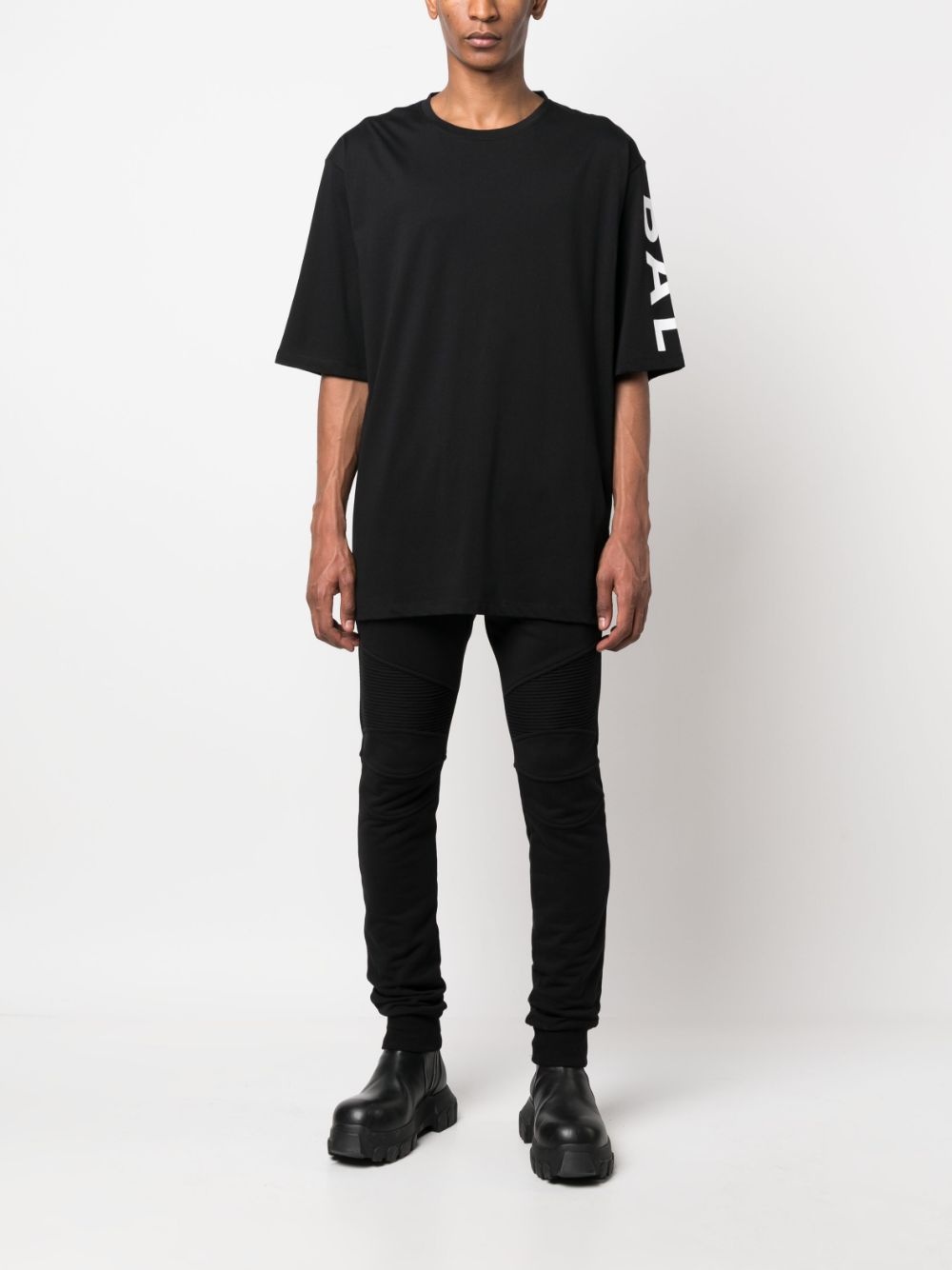 organic cotton fitted track pants - 2