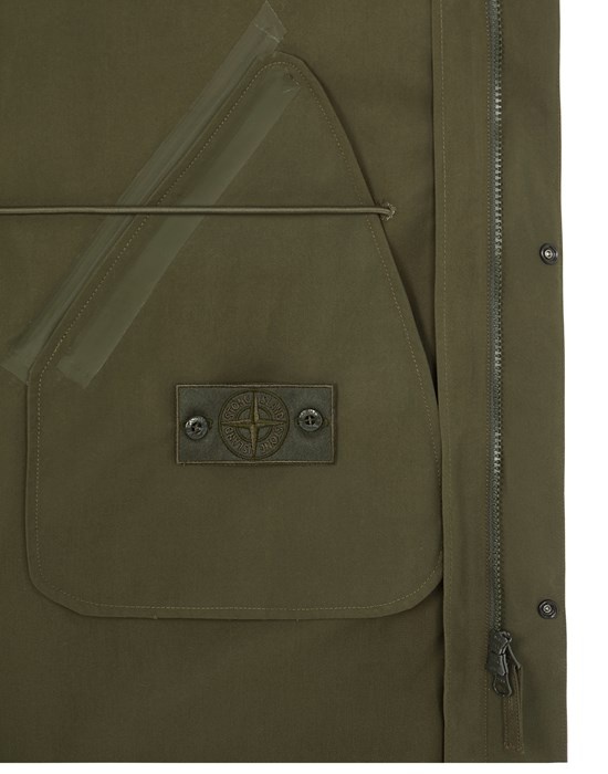 704F1 STONE ISLAND GHOST PIECE_O-VENTILE® MILITARY GREEN - 7