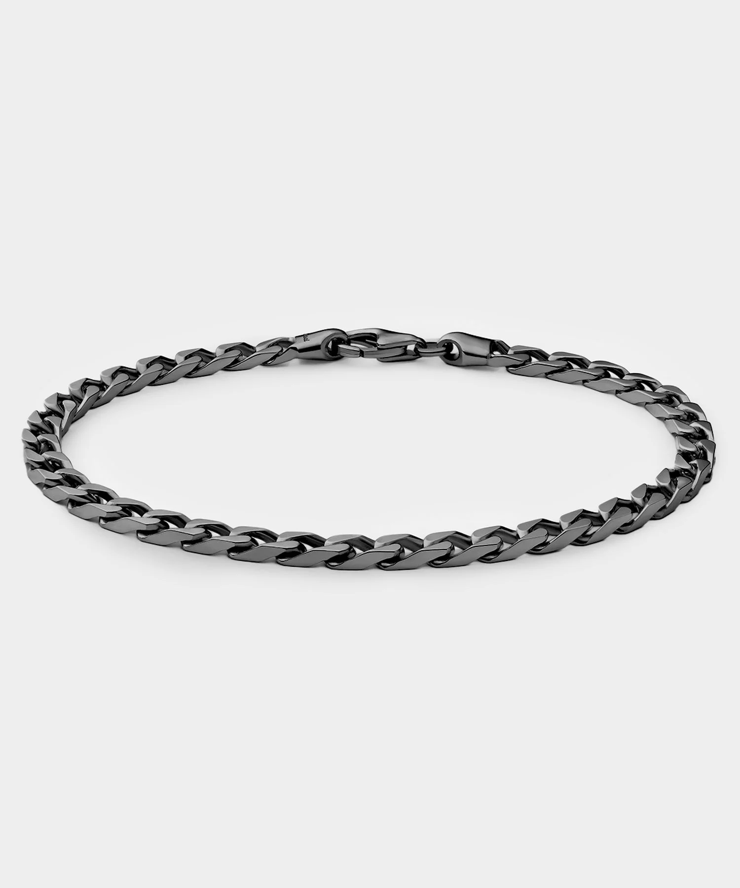 Miansai Black Rhodium Cuban Chain Bracelet - 1