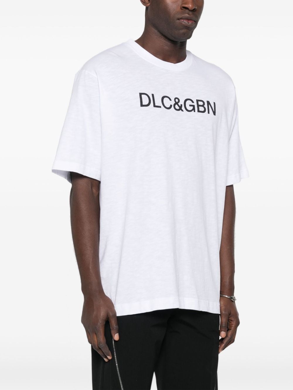 logo-print cotton T-shirt - 3