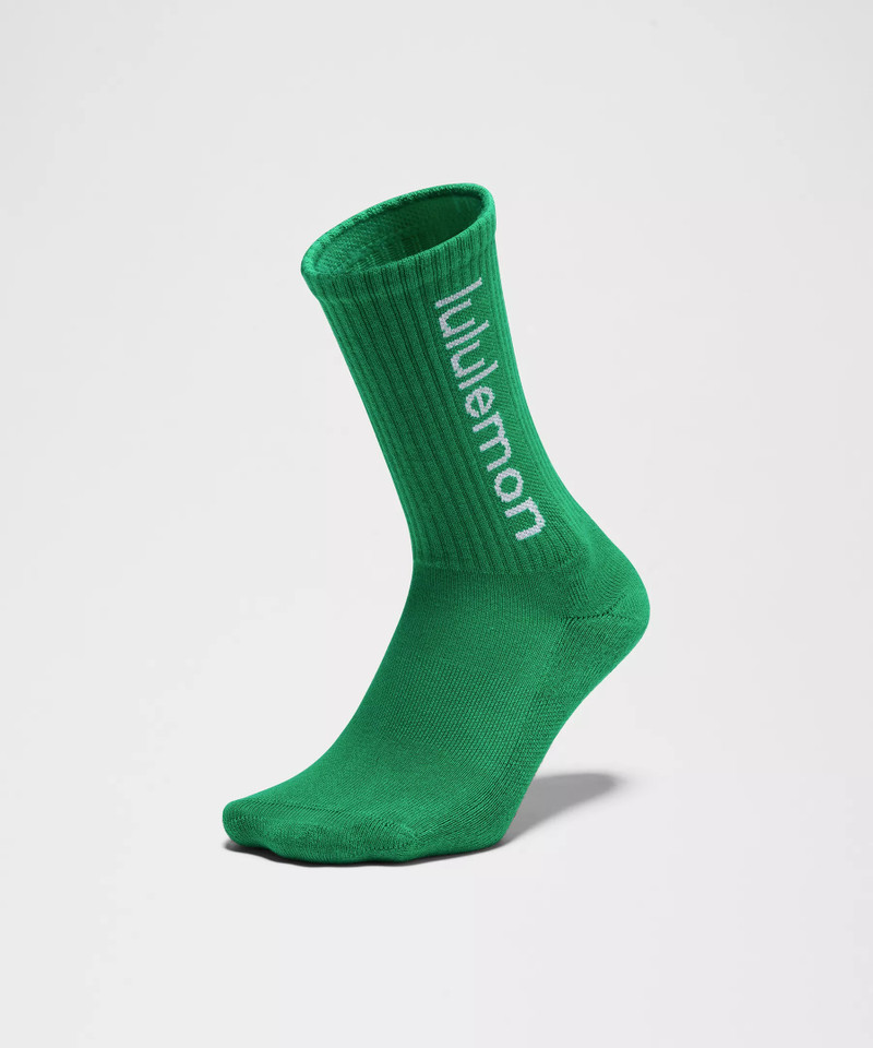 Unisex Daily Essential Crew Socks *Wordmark 3