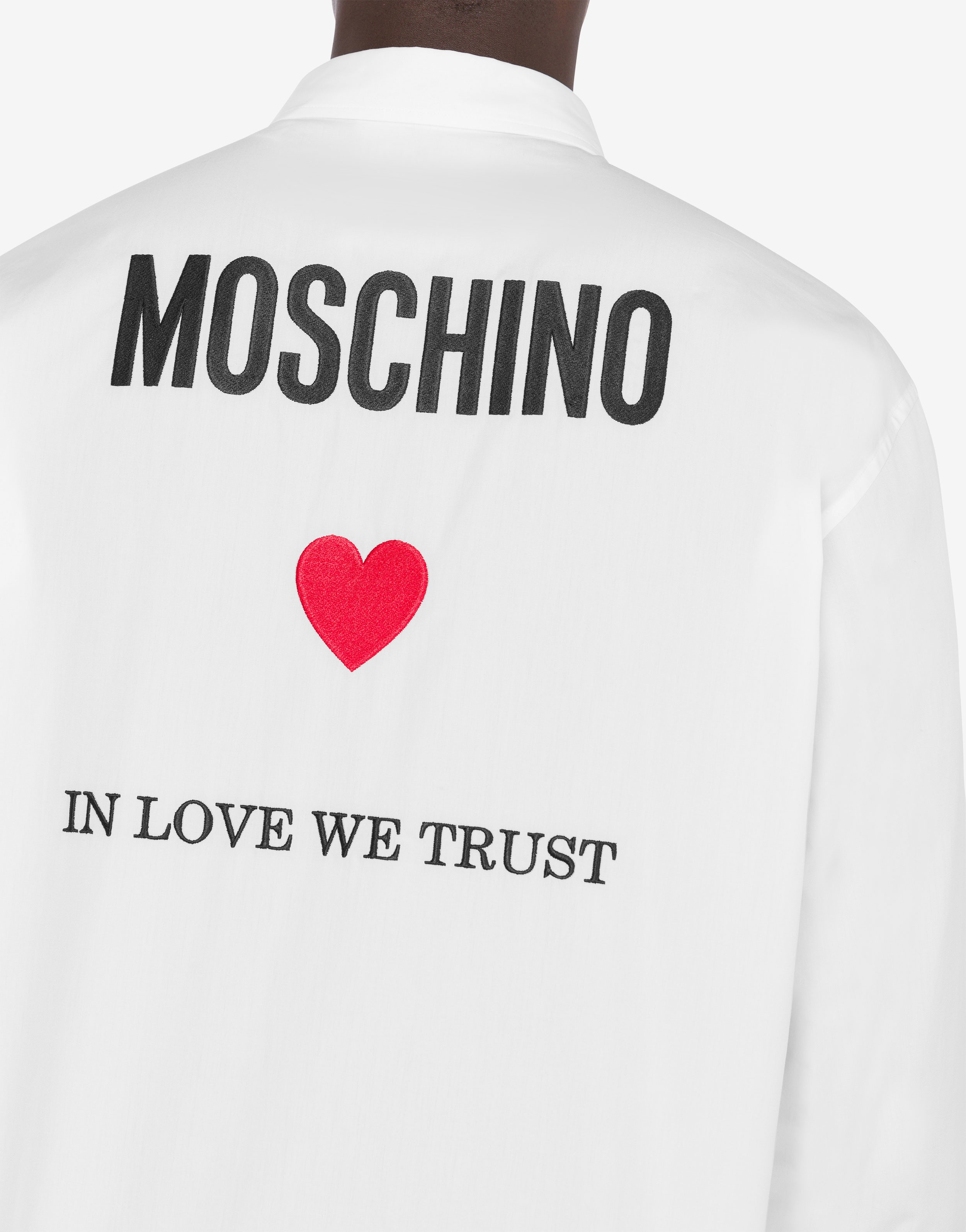 IN LOVE WE TRUST POPLIN SHIRT - 3