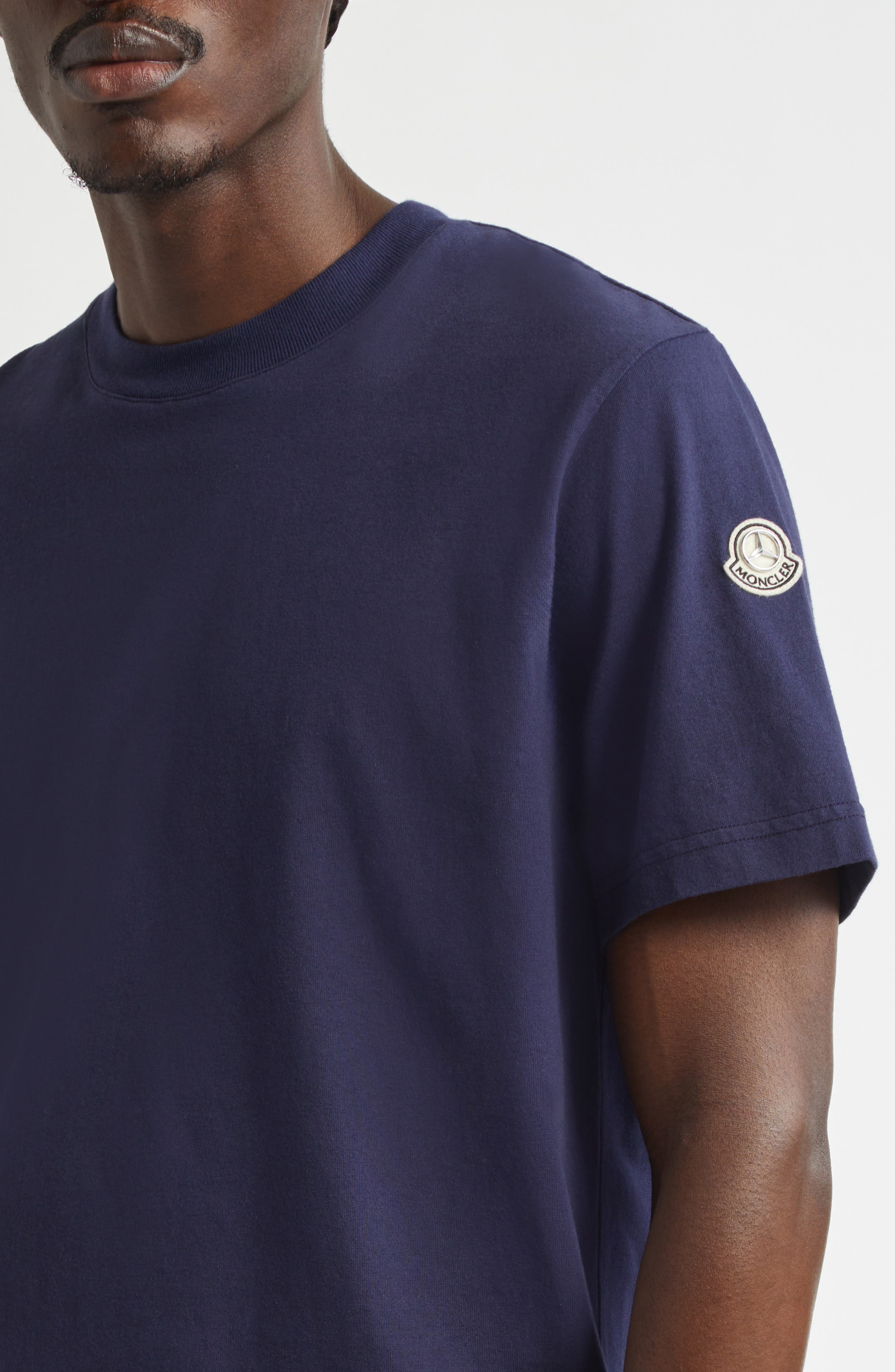 Moncler Genius x Mercedes-Benz by Nigo Logo Patch Short Sleeve T-Shirt in 754 - 5