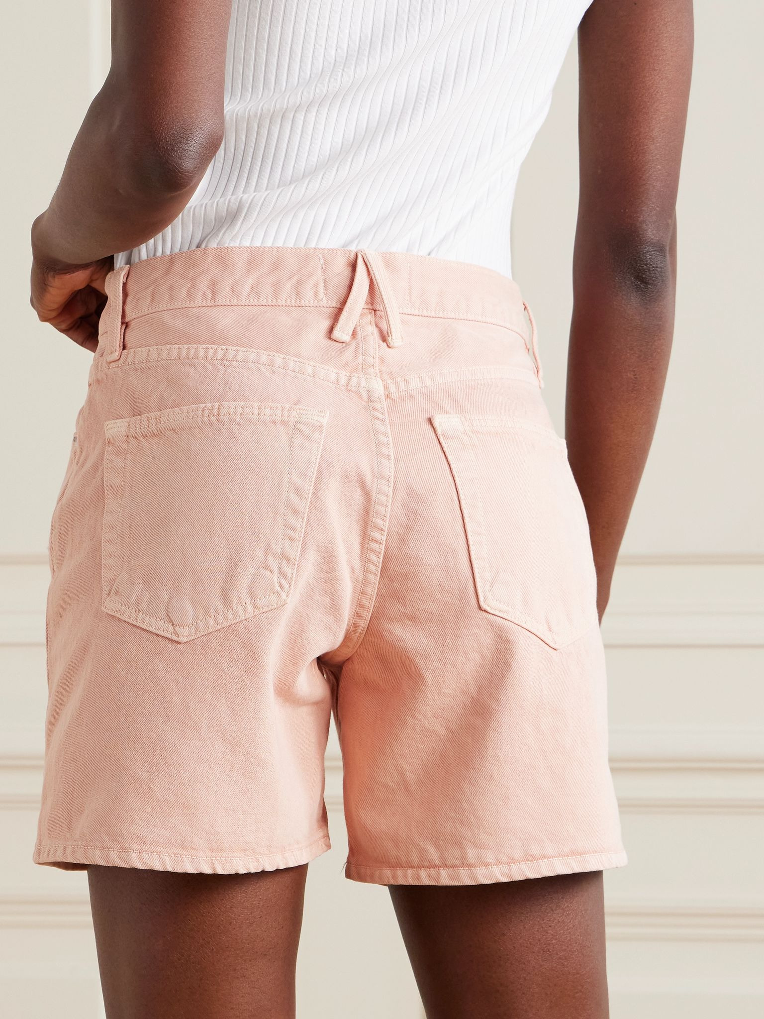 Walker denim shorts Pink - 4