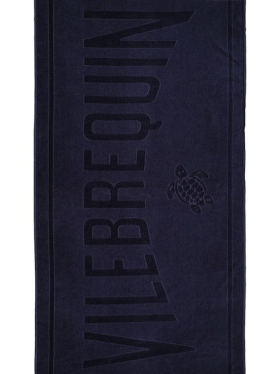 Vilebrequin Logo organic cotton jacquard beach towel outlook