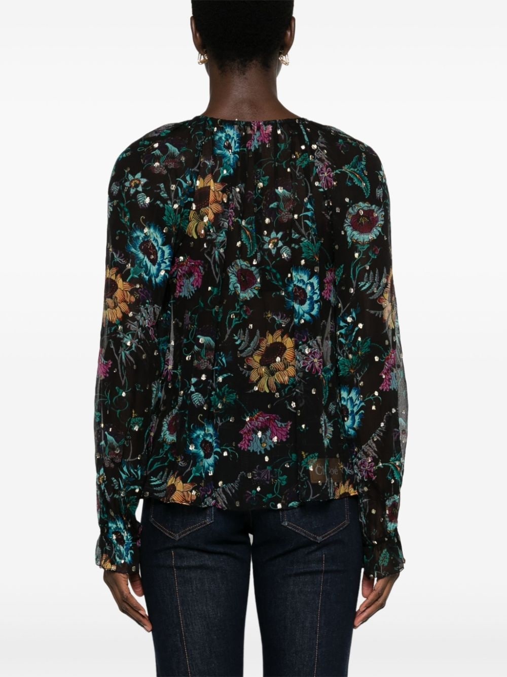 Bernadette floral-print blouse - 4