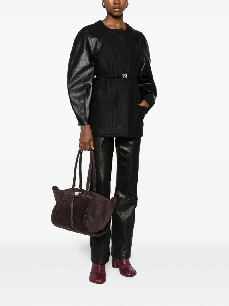 BENEDETTA BRUZZICHES Benedetta Bruzziches Suede Tote Bag outlook