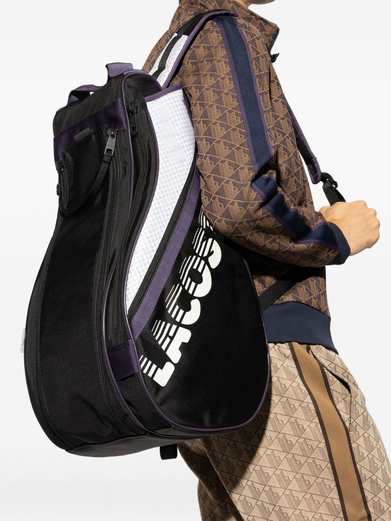 LACOSTE logo-print tennis backpack outlook