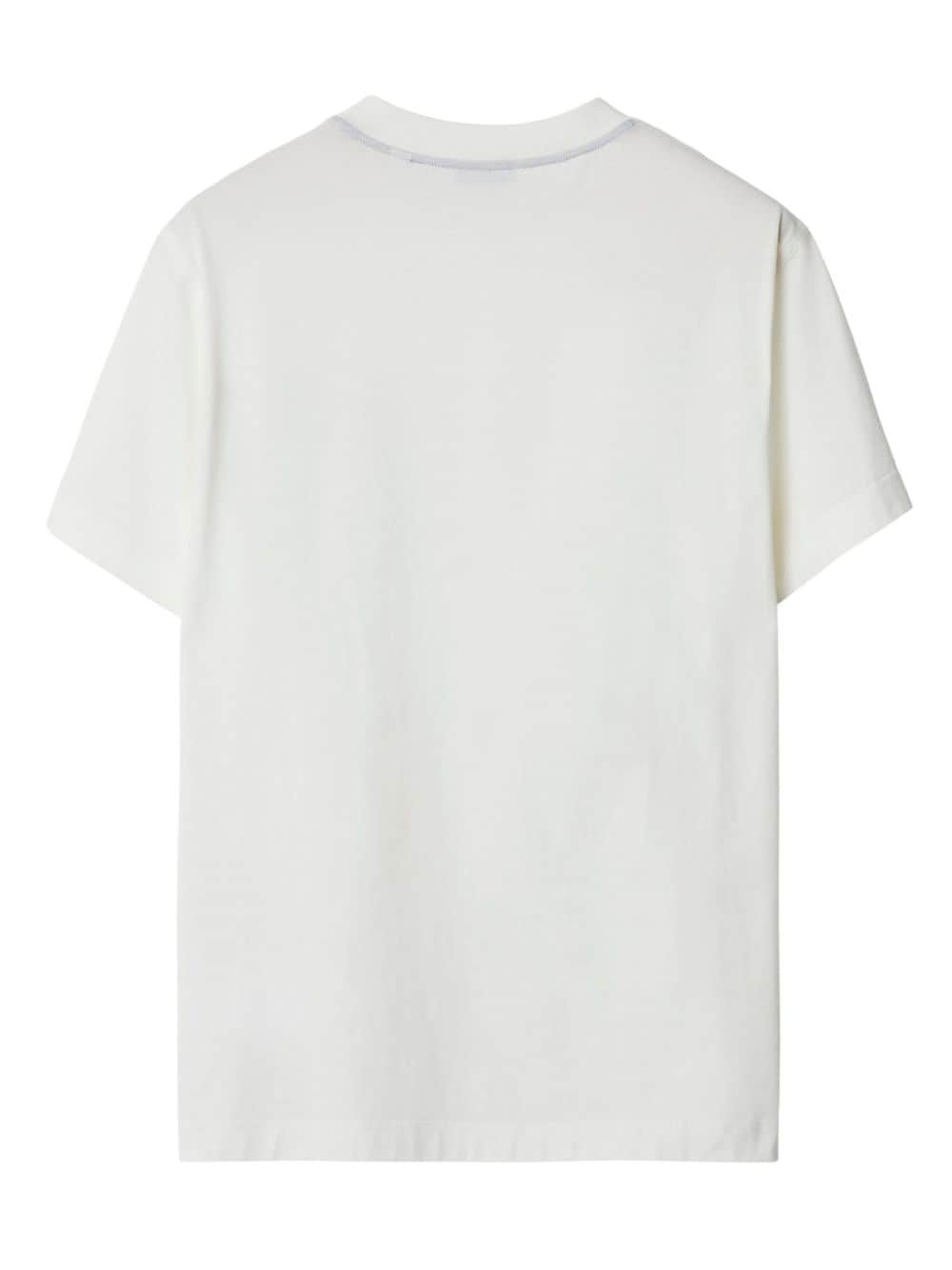 EDK embroidered cotton T-shirt - 5