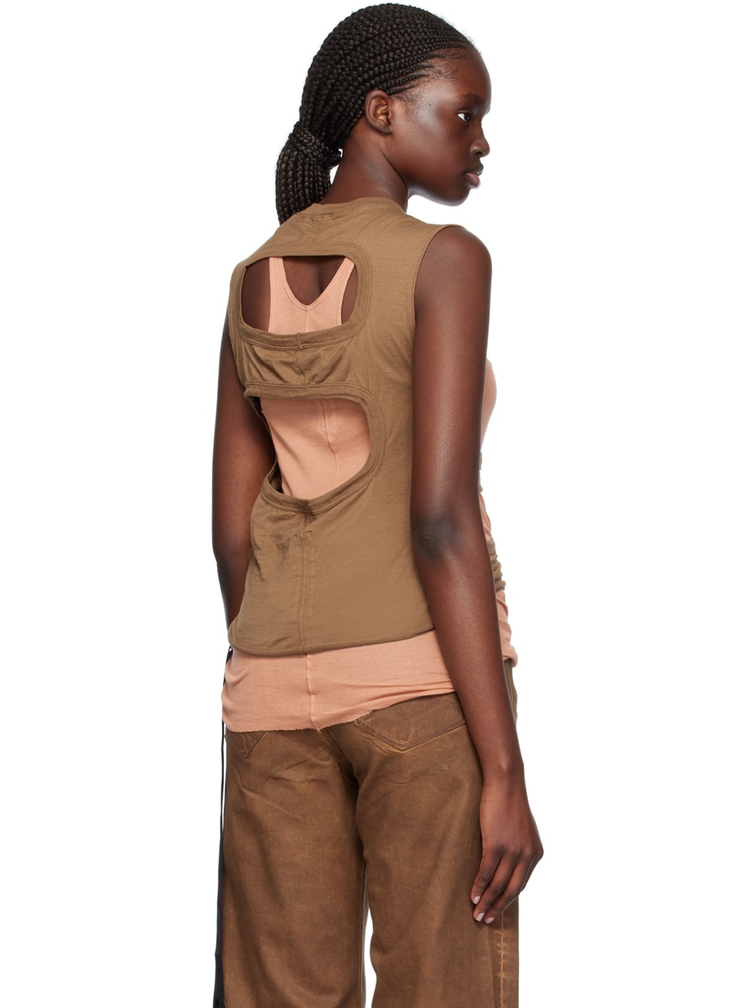 Brown Membrane I Tank Top - 3