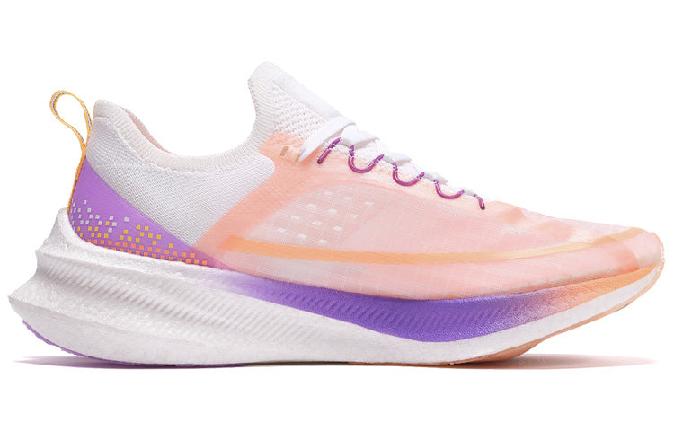 (WMNS) Li-Ning FeiDian Challenger 'White Orange Purple' ARMR012-1 - 2