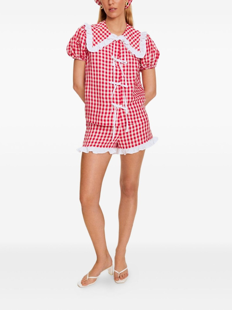 SLEEPER gingham-pattern shorts outlook