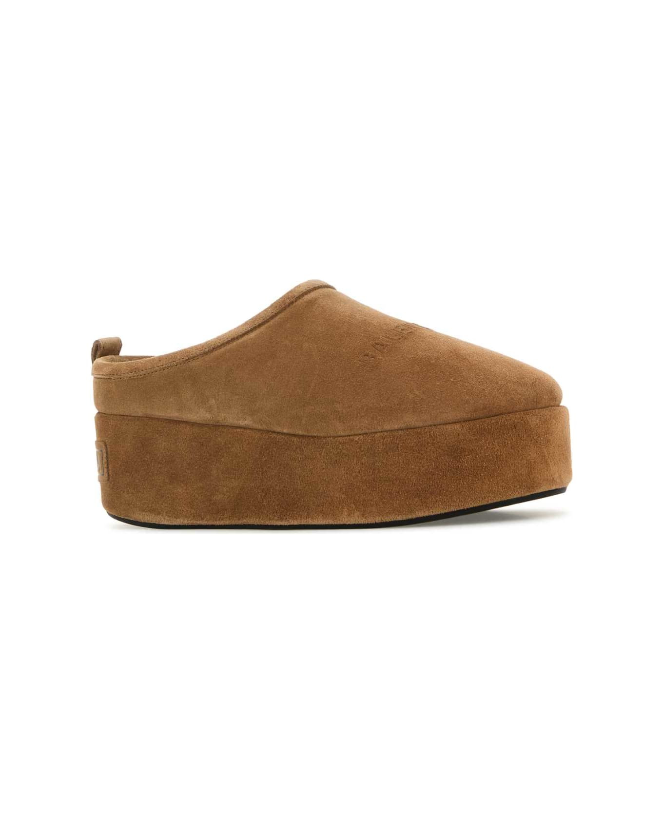 Camel Suede Alaska Soft Slippers - 2