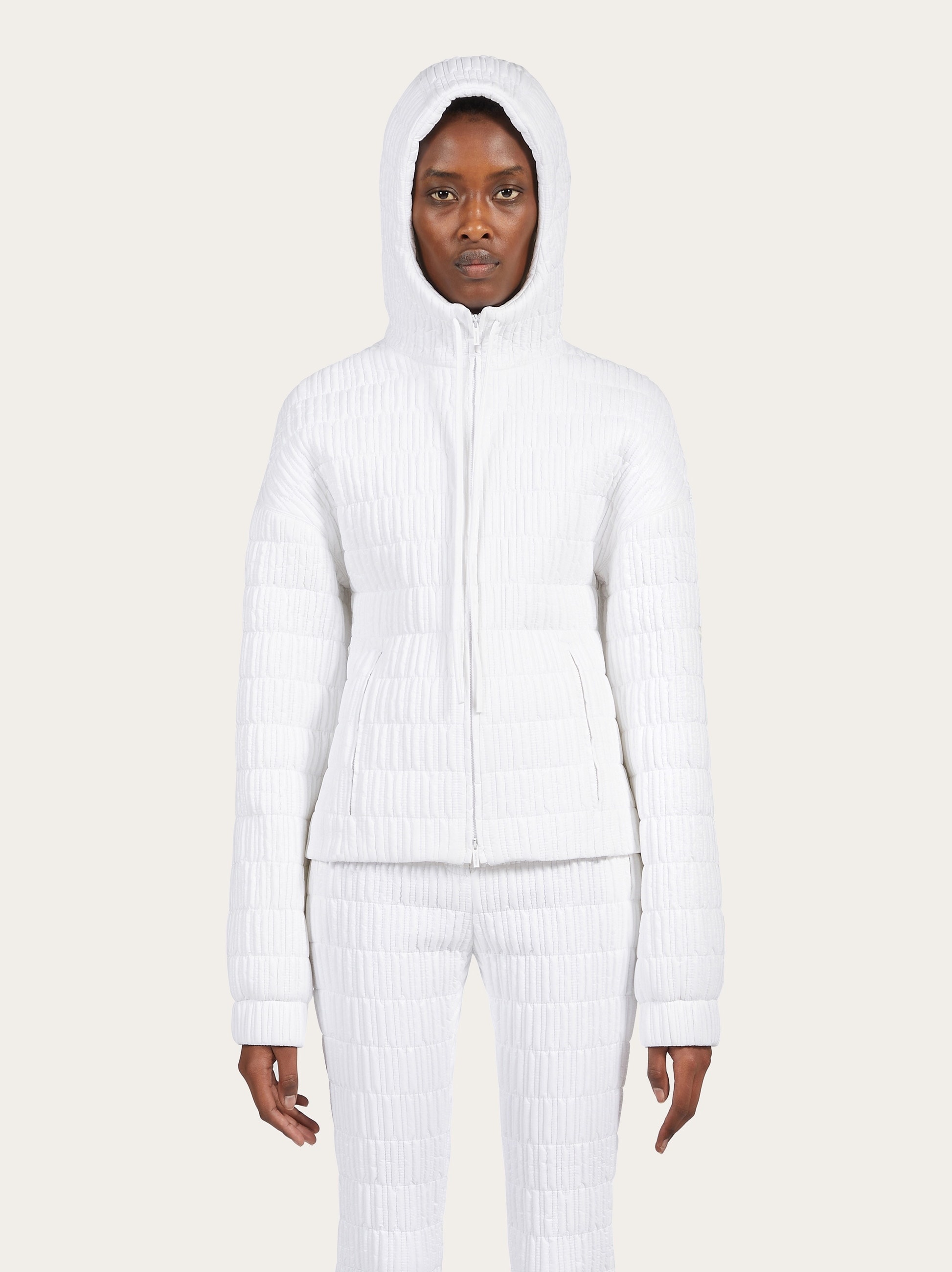 Quilted nylon bomber jacket - 2