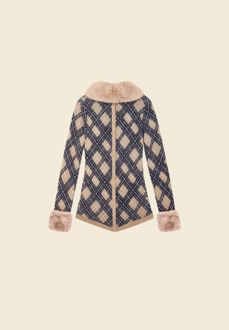 LONDON CHECK KNIT BODY 3