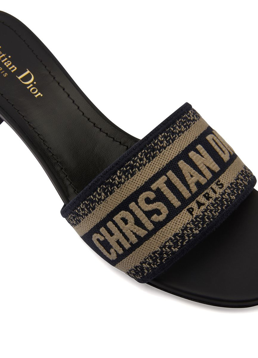 Dway mule in embroidered cotton - 6