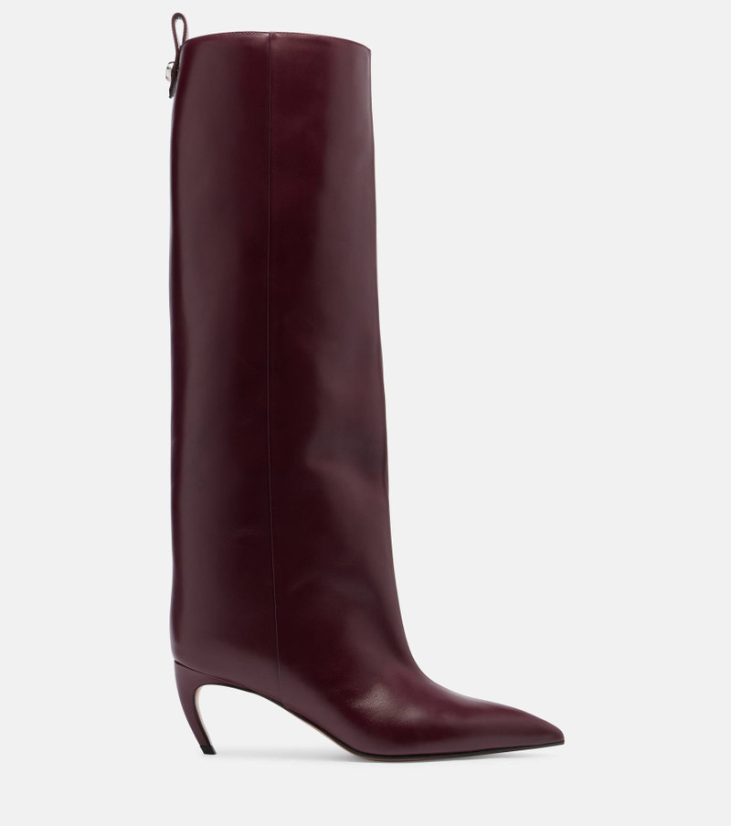 Lea 90 leather knee-high boots 4