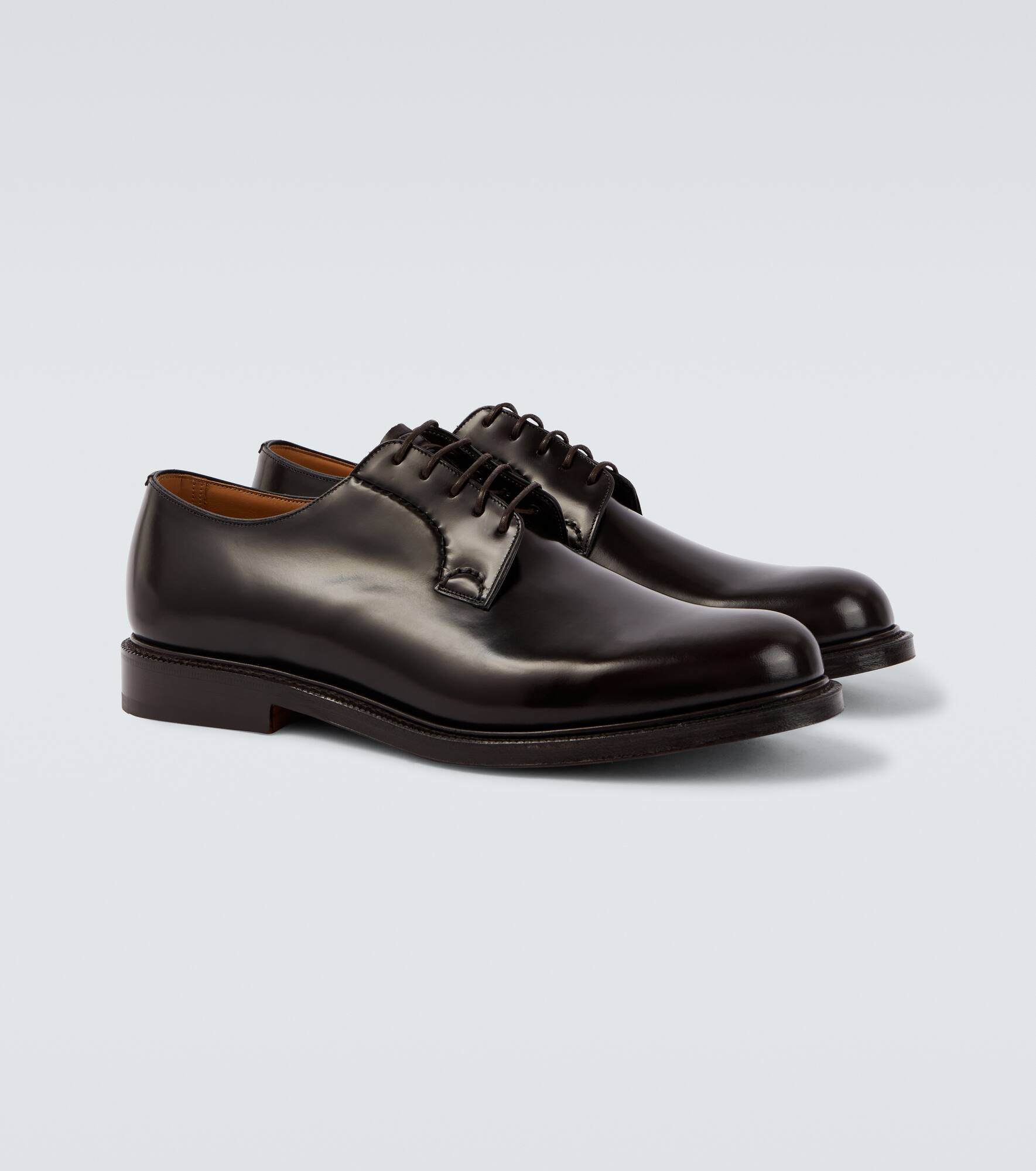 Shannon leather Derby shoes - 5