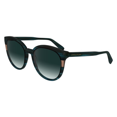 Longchamp Sunglasses Blue Havana - OTHER outlook