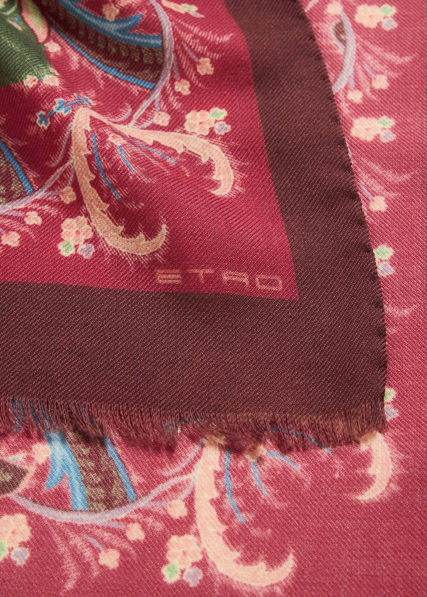 Boheme Paisley Wool Scarf - 4