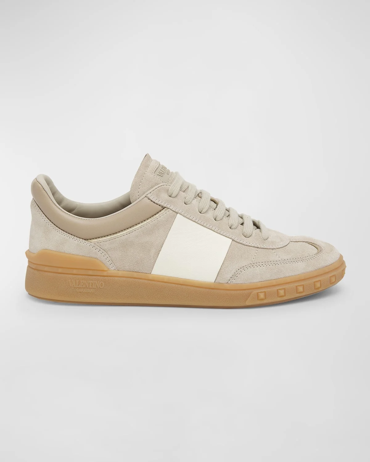 Upvillage Bicolor Stripe Low-Top Sneakers - 1