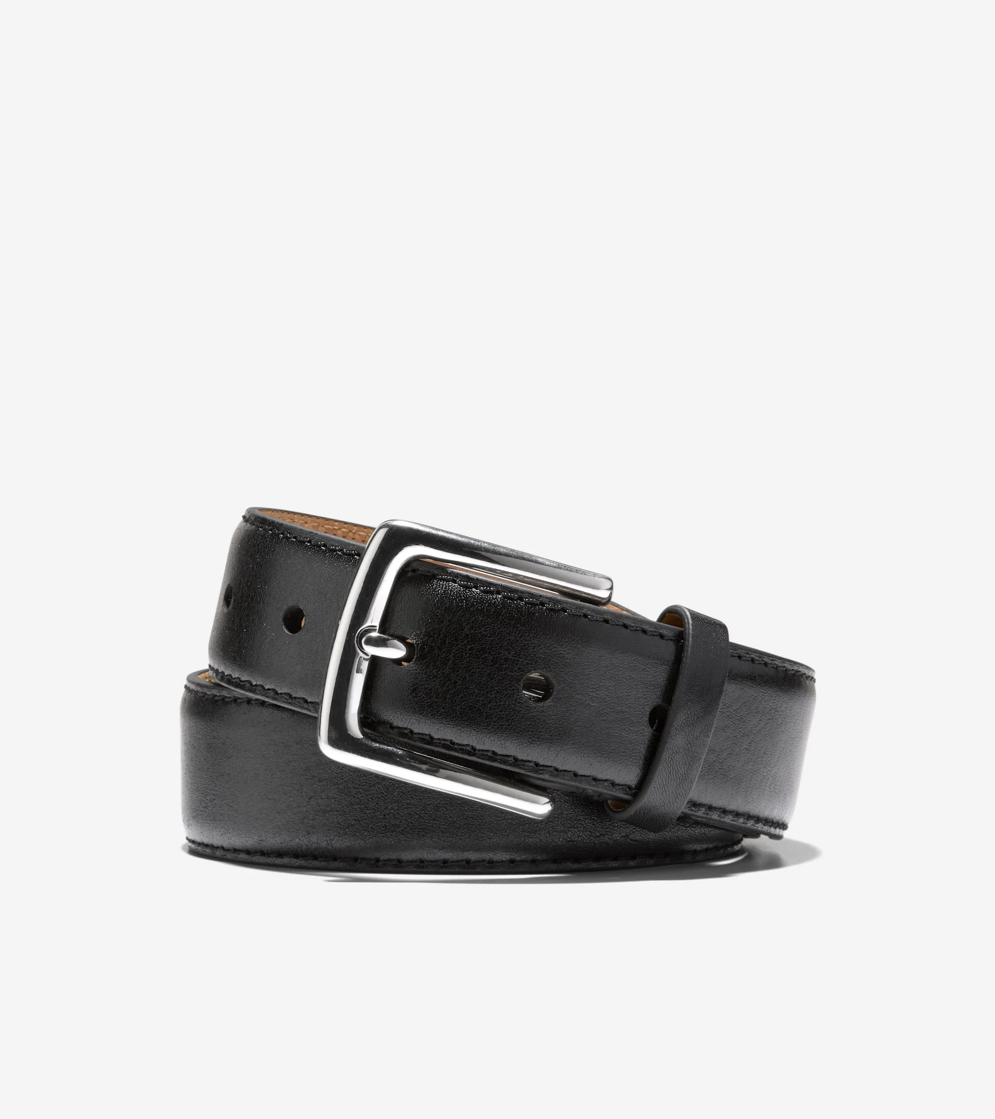 Men's 35MM Double Edge Stitch Detail Belt - 1